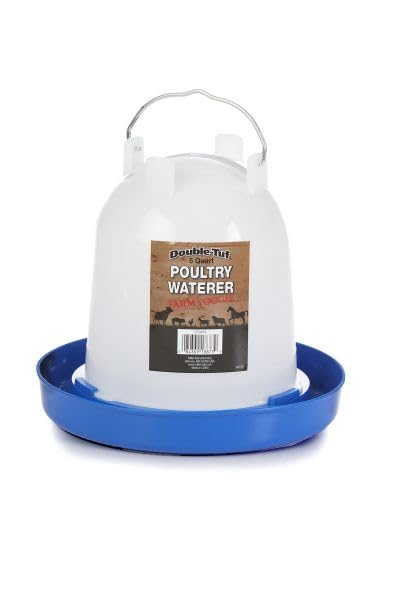 Plastic Poultry Waterer 5 Quart U4966