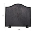 Black Cast Iron Fireback 16 x 17.5 inch Y621