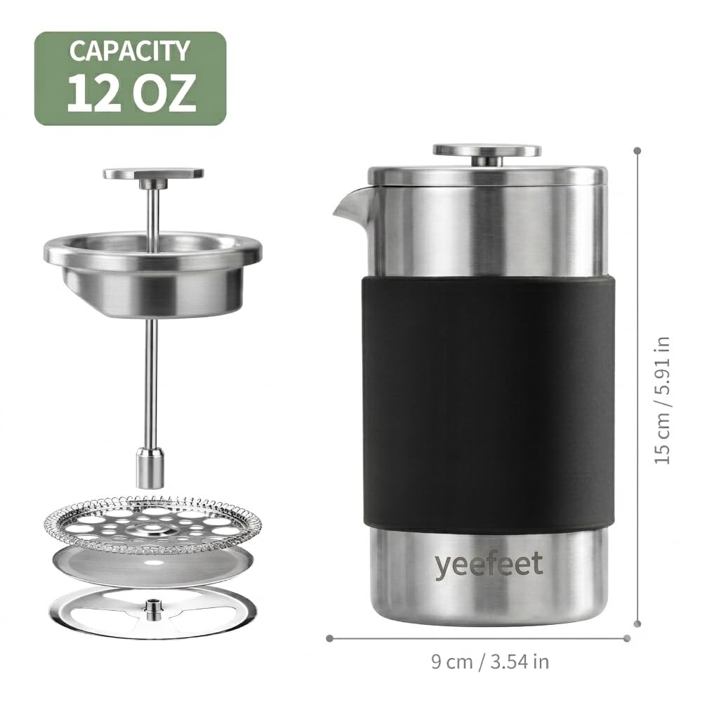 12 oz Stainless Steel French Press K63610