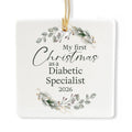 Ceramic 3-inch Square-Shaped Ornament D192072