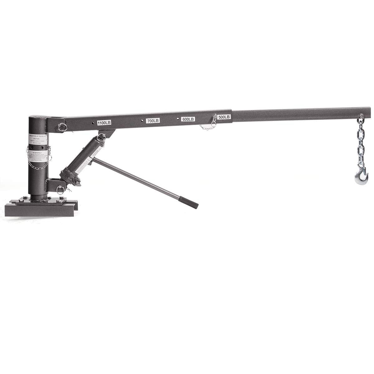 1/2 Ton Capacity Pickup Truck Hoist Lift Jib Crane Telescopic Boom D755637