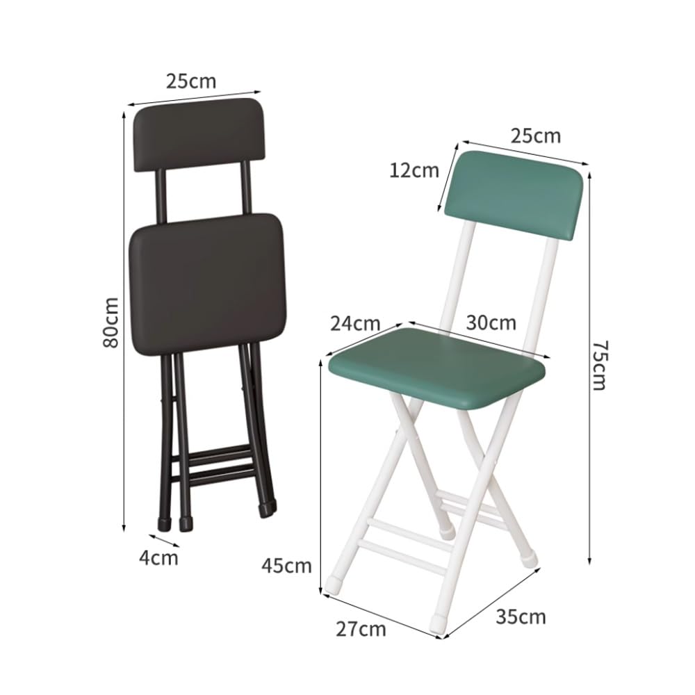 18 Inch Folding Stool with Backrest H5520