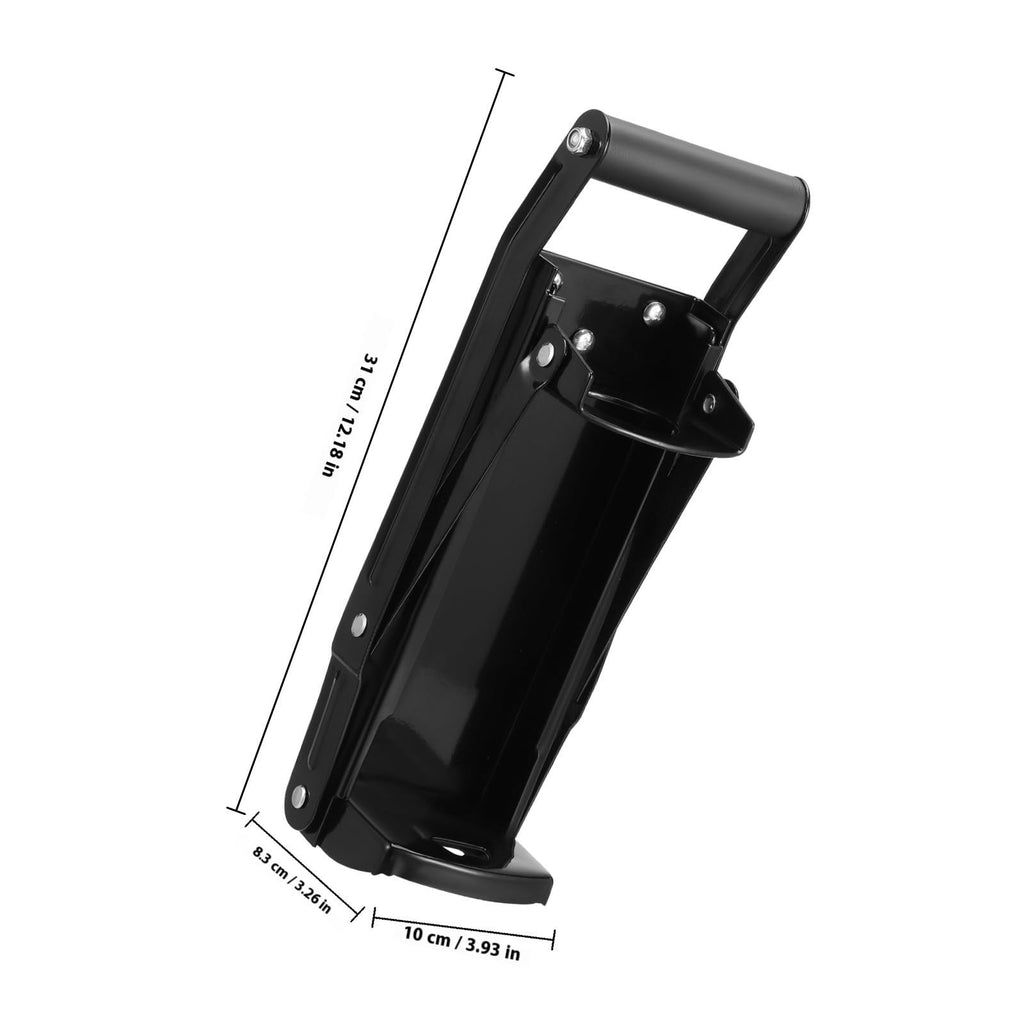 Wall Mounted Stainless Steel Can Crusher with Bottle Opener V6475