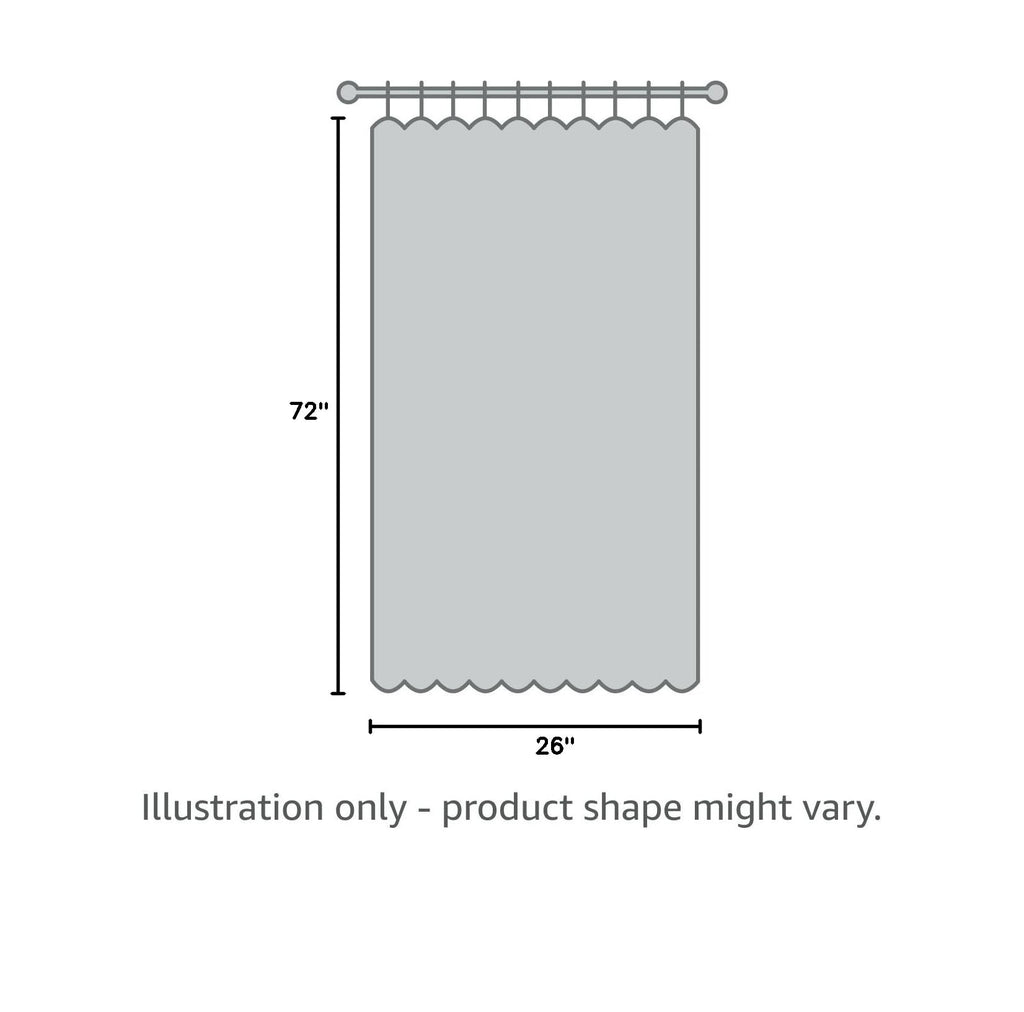 Grey Blackout Thermal Insulated Curtain R701683