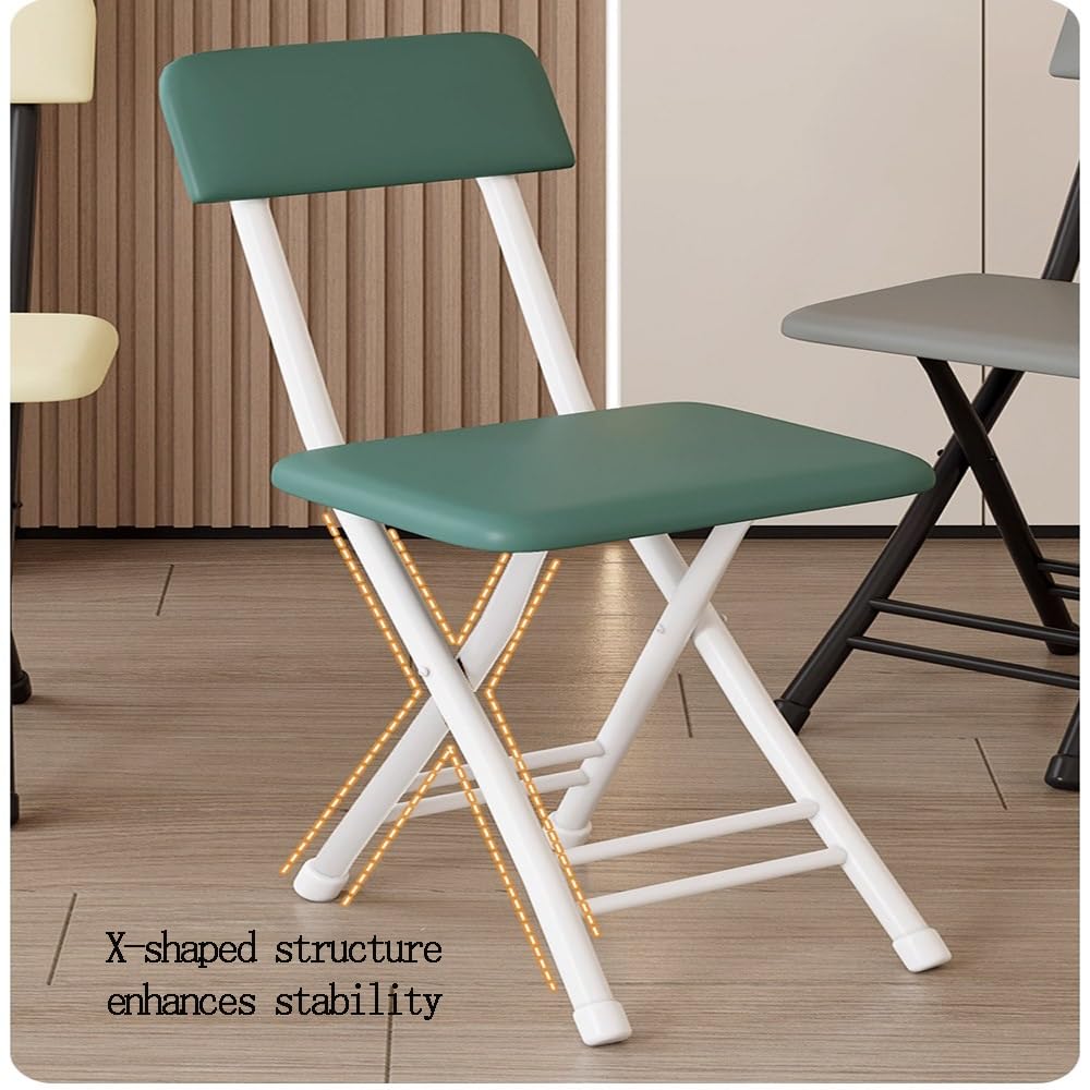 18 Inch Folding Stool with Backrest H5520