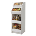 4-Tier Wooden Potato and Onion Storage Bin E1747