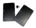 Black Plastic Electric Guitar Cover Plates with Screws X800