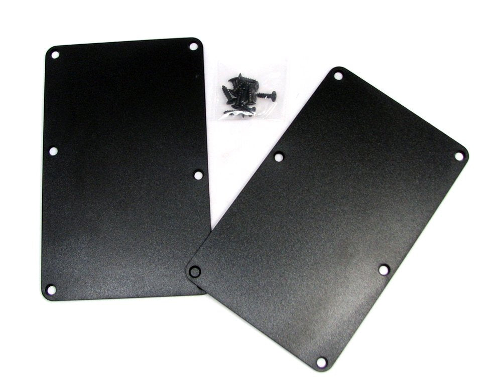 Black Plastic Electric Guitar Cover Plates with Screws X800