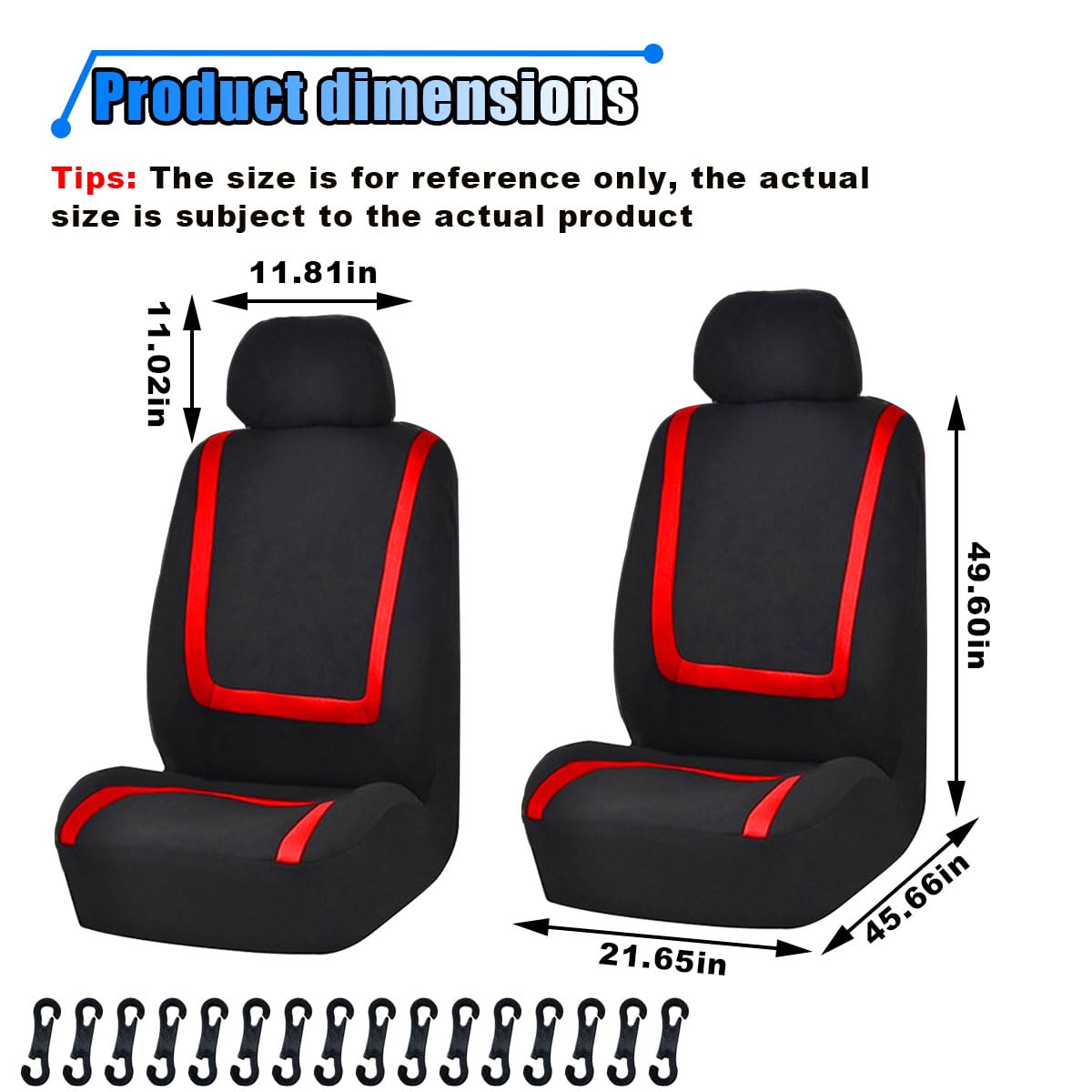 2 Pack Breathable Car Seat Covers N83987