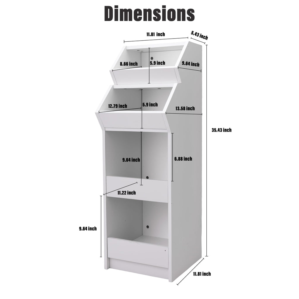 4-Tier Wooden Potato and Onion Storage Bin E1747