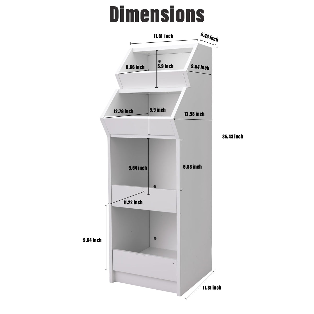 4-Tier Wooden Potato and Onion Storage Bin E1747