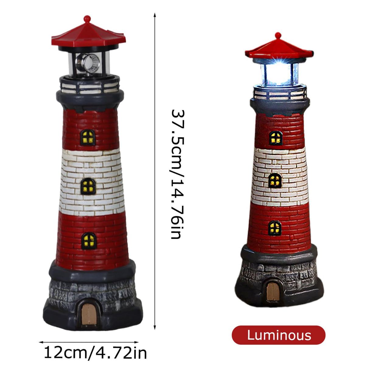 Waterproof Rotating LED Lighthouse Lamp L768244