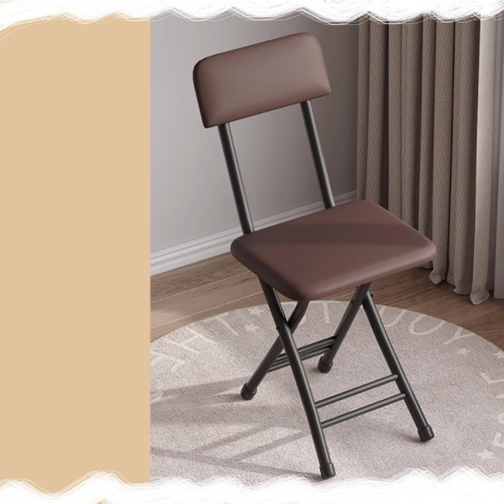 18 Inch Folding Stool with Backrest H5520