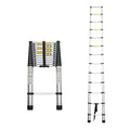 12.5FT Aluminum Telescoping Ladder 300 lbs J718