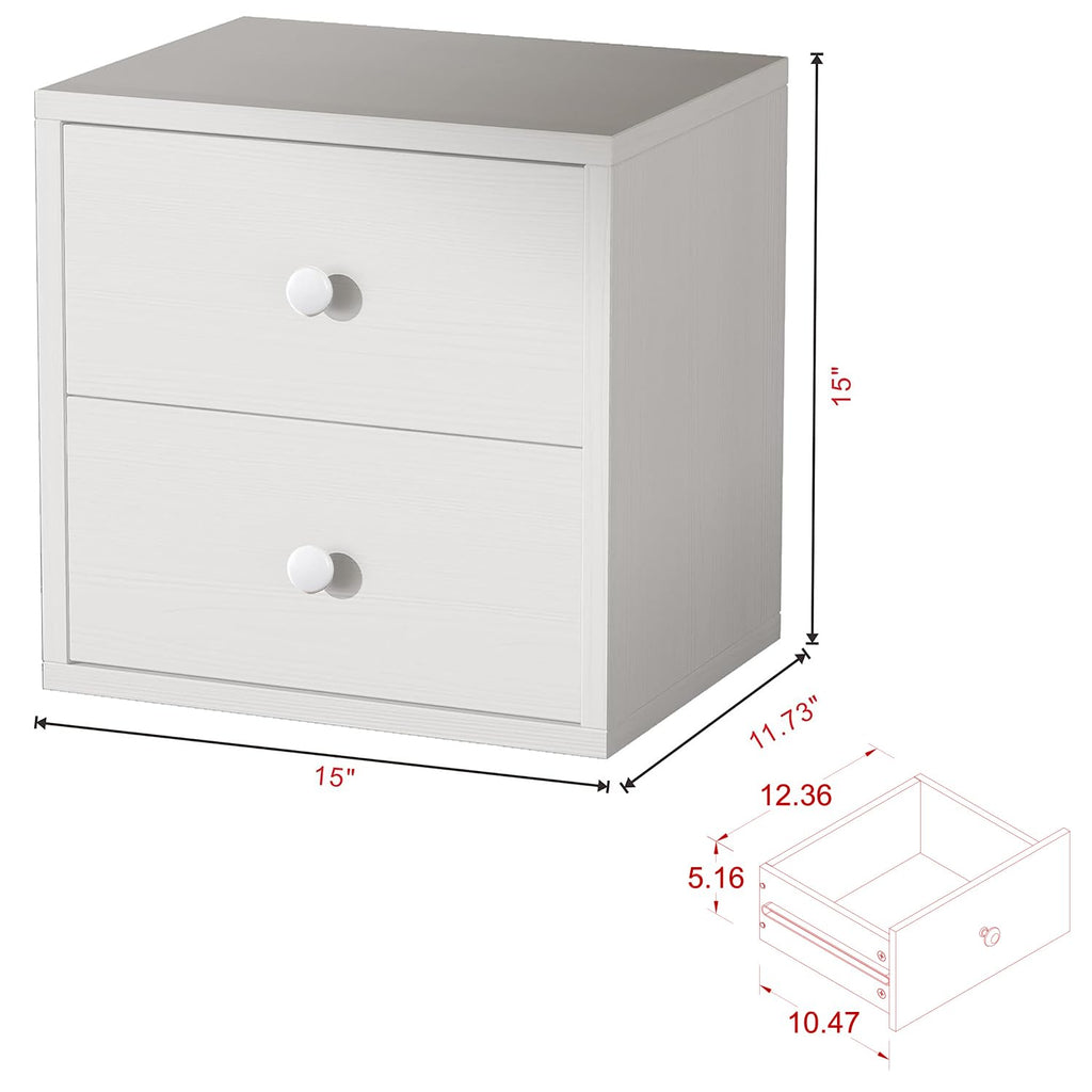 Pure White Cube Storage Organizer O10231