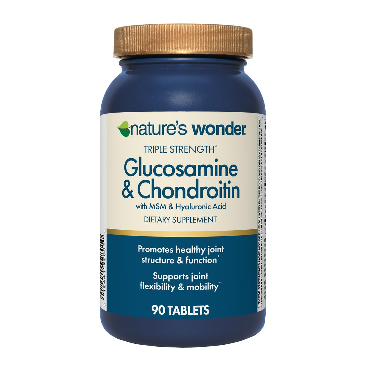 Triple Strength Glucosamine Chondroitin MSM 90 Tablets D98722