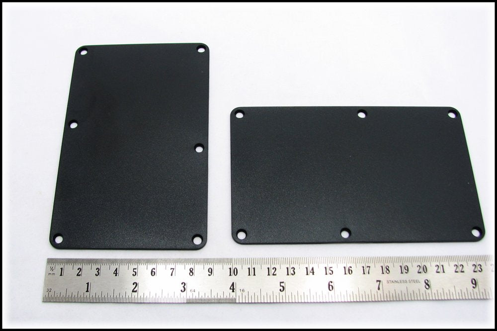 Black Plastic Electric Guitar Cover Plates with Screws X800
