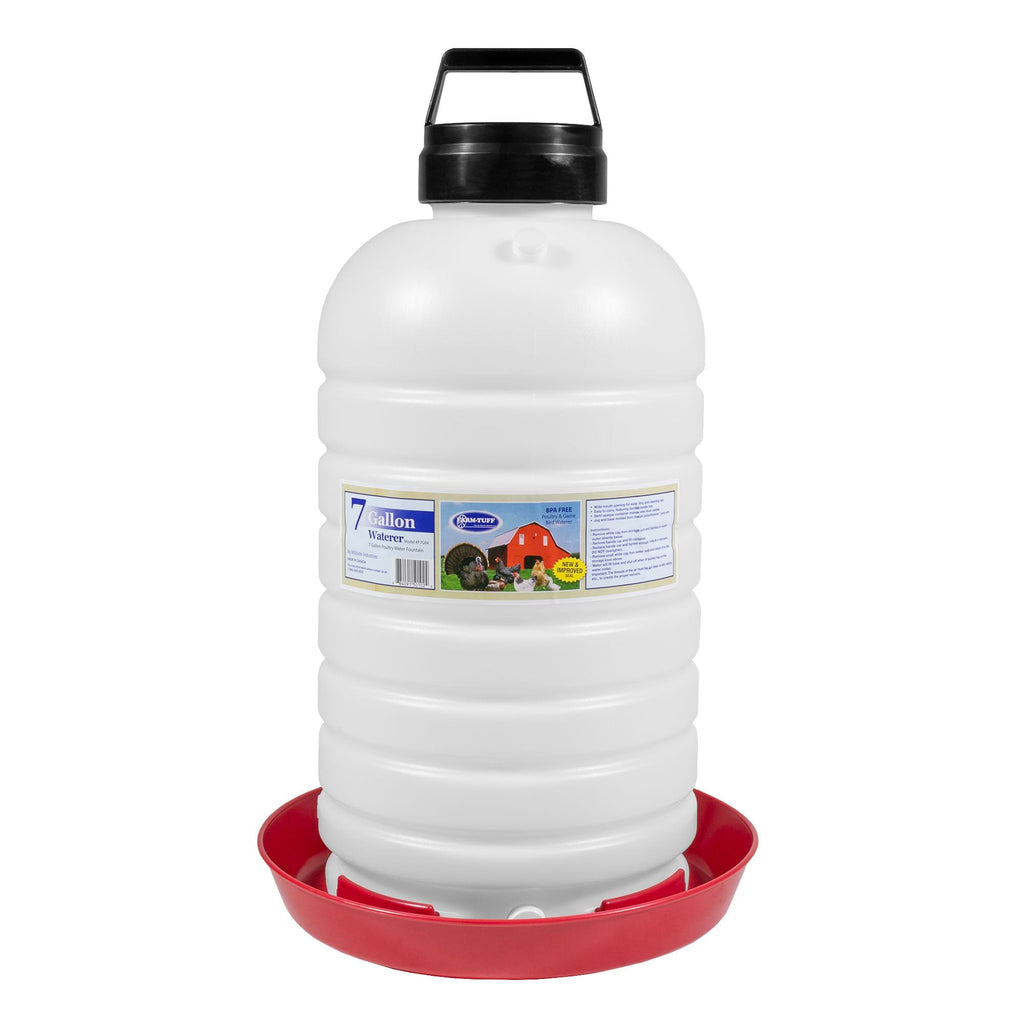 7 Gallon BPA-Free Plastic Hanging Chicken Waterer N4085
