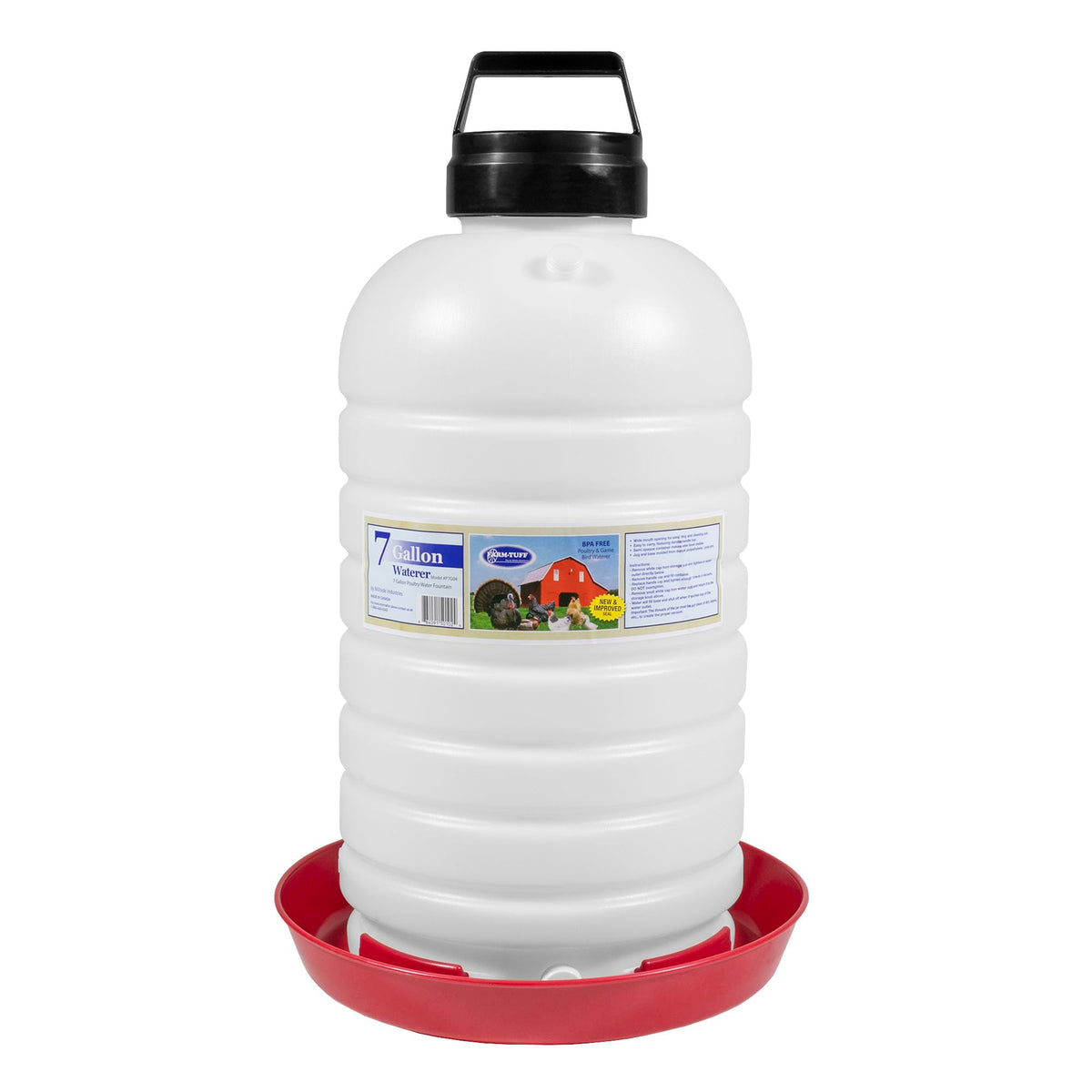 7 Gallon BPA-Free Plastic Hanging Chicken Waterer N4085