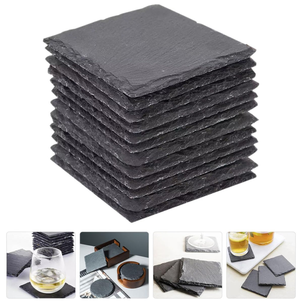 Natural Stone Drink Coasters Set X89132