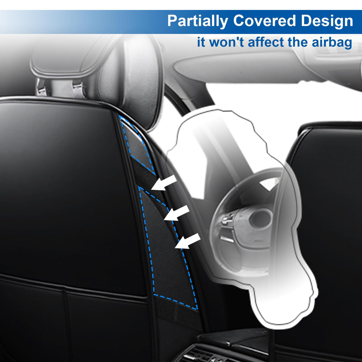 Waterproof Car Seat Covers Set of 5 H247394
