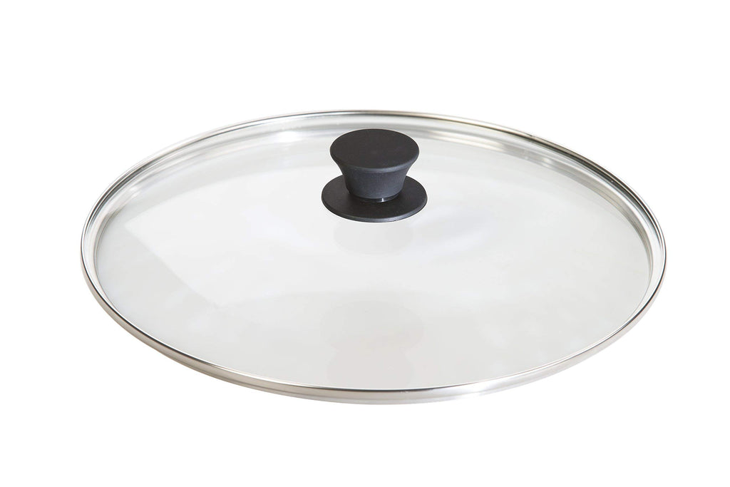 Round Tempered Glass Lid with Silicone Knob, 12 Inches A439