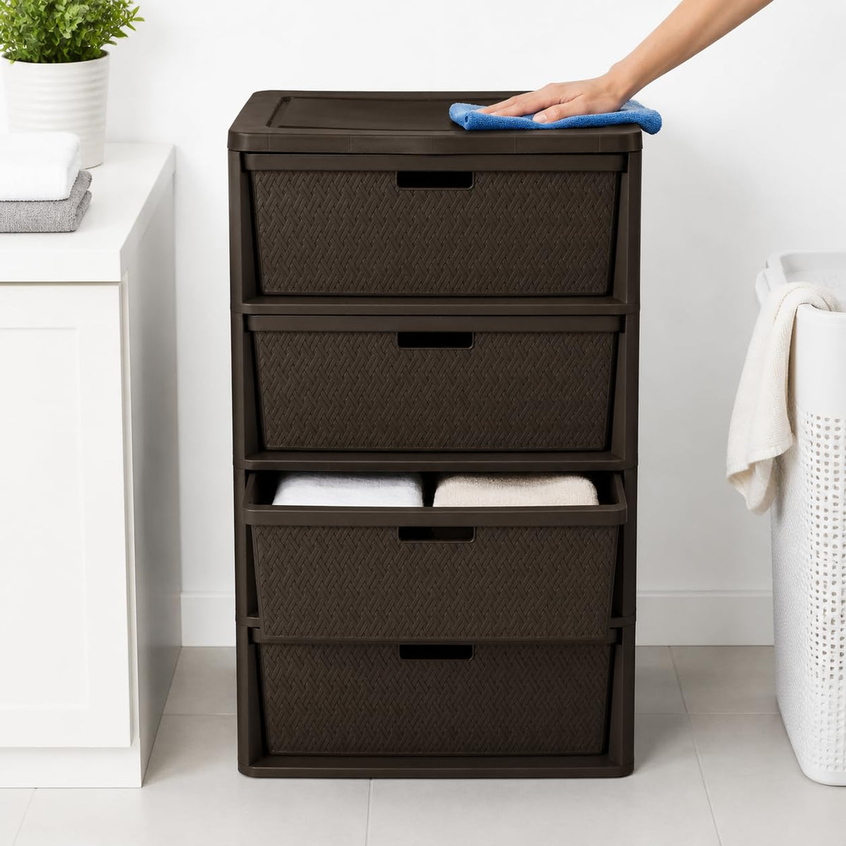 4 Drawer Plastic Storage Organizer Y12581