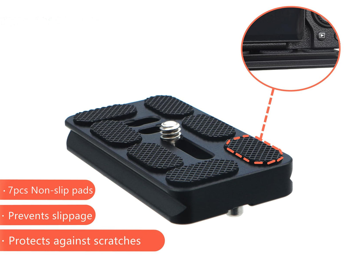 70mm Aluminum Quick Release Plate with 1/4" Screw A60439