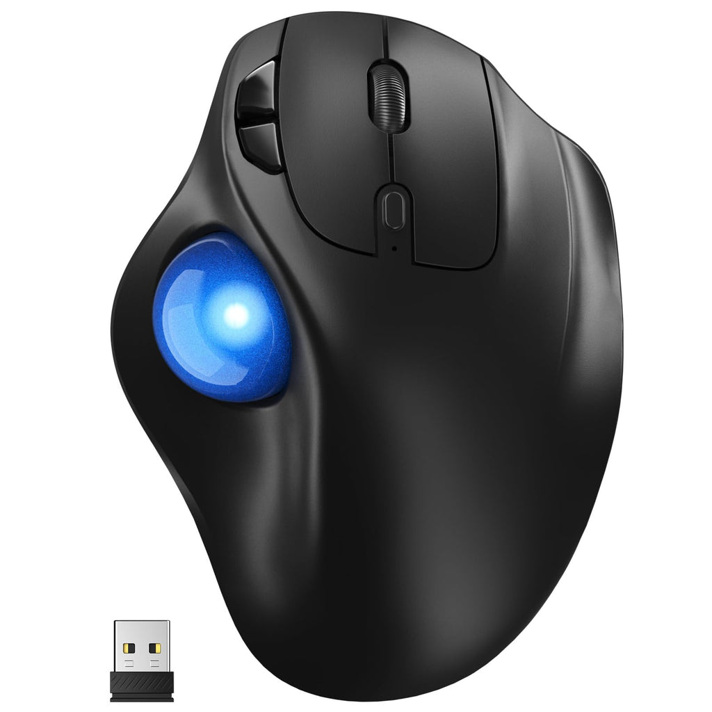 Ergonomic Wireless Trackball Mouse V980578