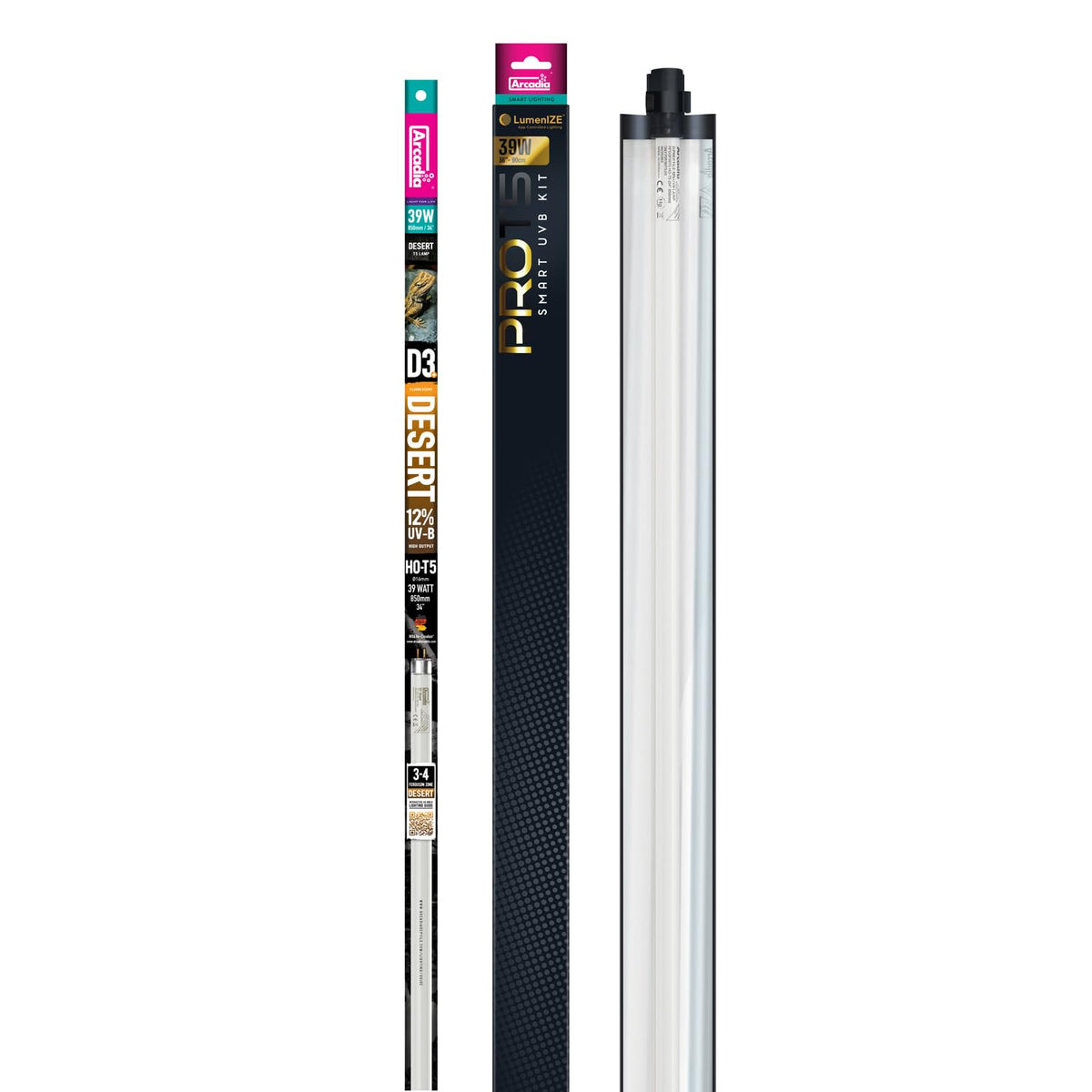 36" 39 Watts 12% UVB Desert Reptile Light Fixture Kit X52926