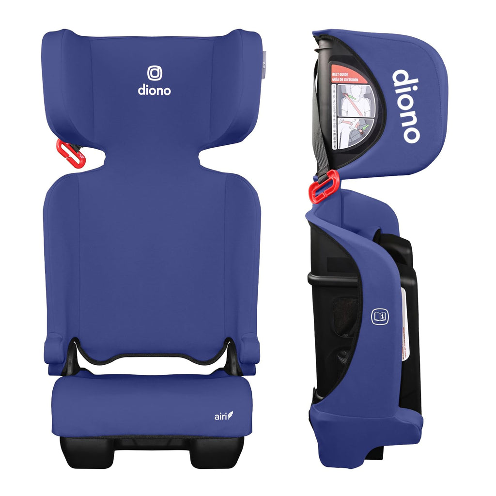 Foldable High Back Booster Seat, 40–100 lbs, Blue L946595