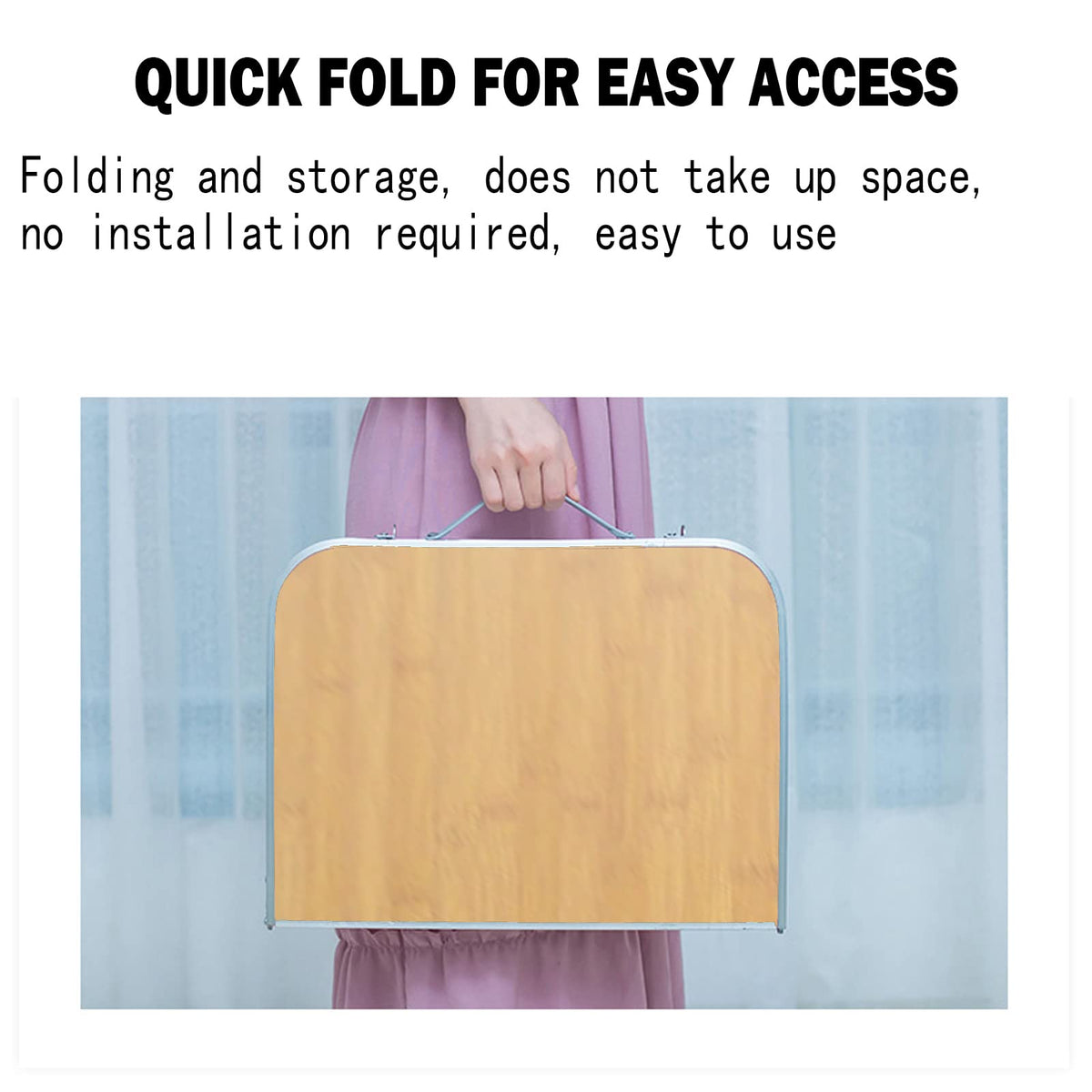 Portable Folding Table (Bamboo) H46550