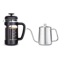 12 oz Stainless Steel French Press and Gooseneck Pour Over Kettle M84435