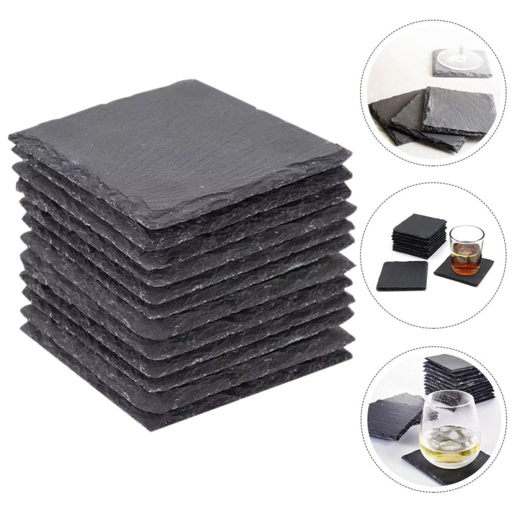 Natural Stone Drink Coasters Set X89132