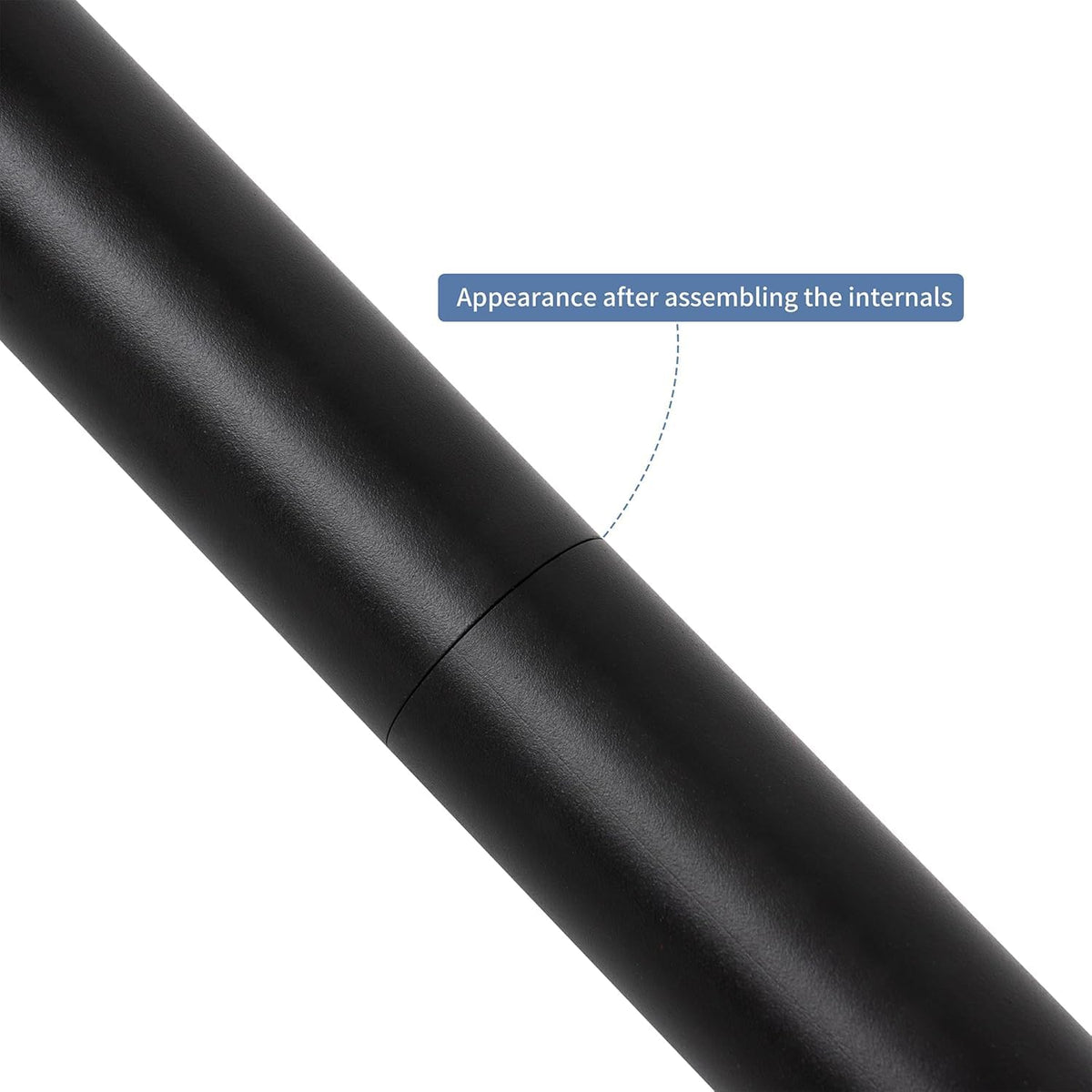 7 FT Matte Black Aluminum Handrail Set T626