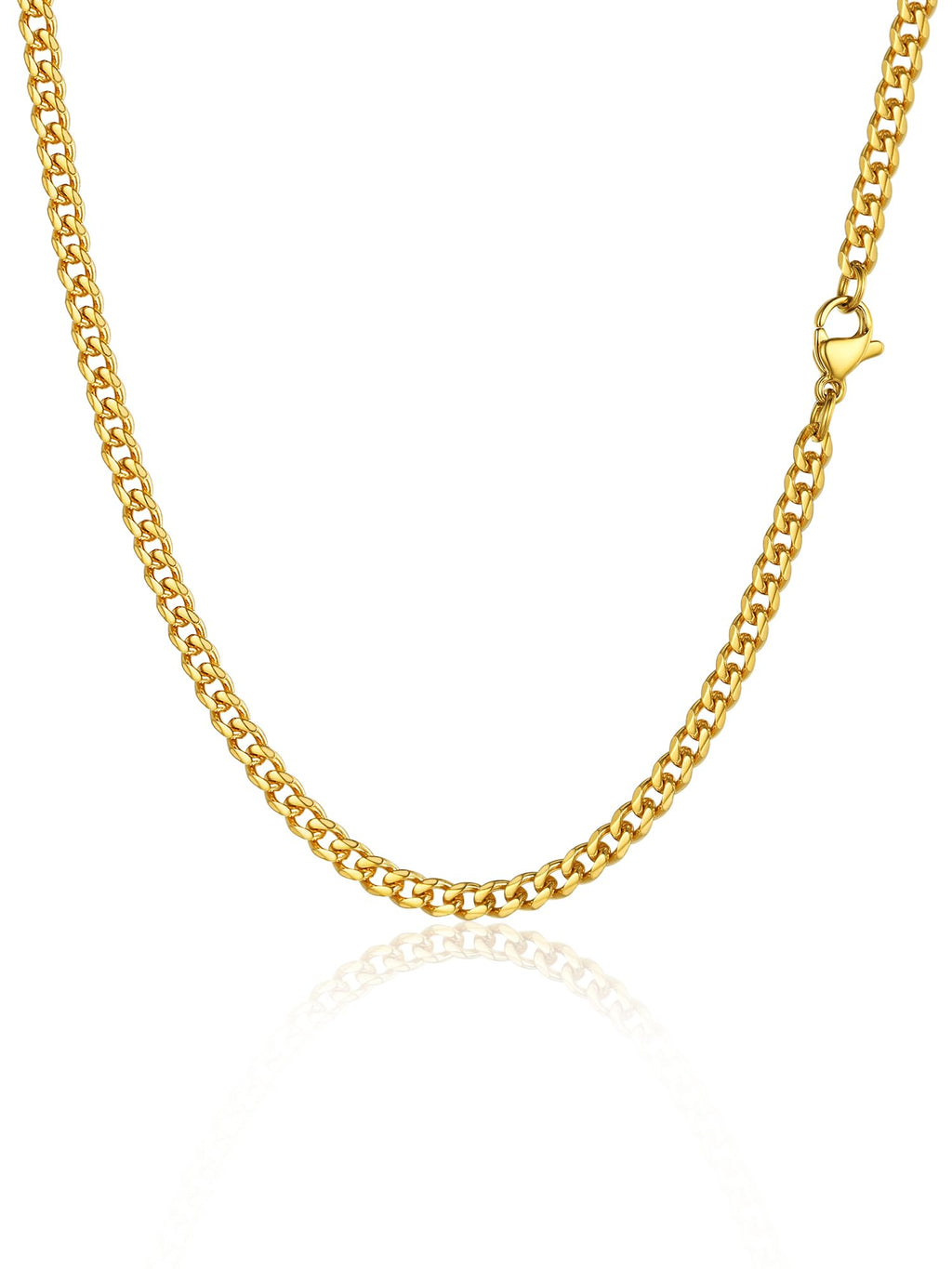 Cuban Chain Necklace 316L Stainless Steel W755795