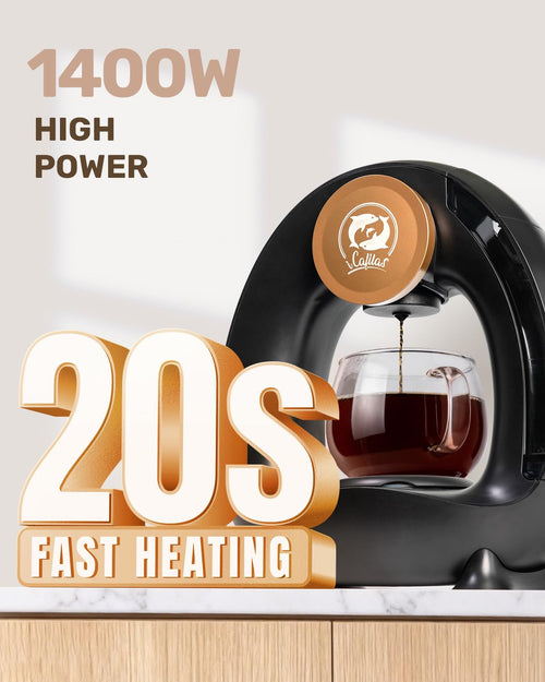 2-in-1 Mini Single Serve Coffee Maker H319