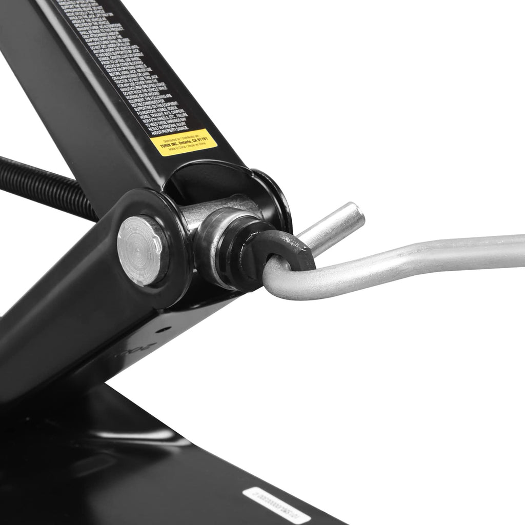 Steel Scissor Lift Jack Car Kit, 1.5 Ton Capacity, Black K484797