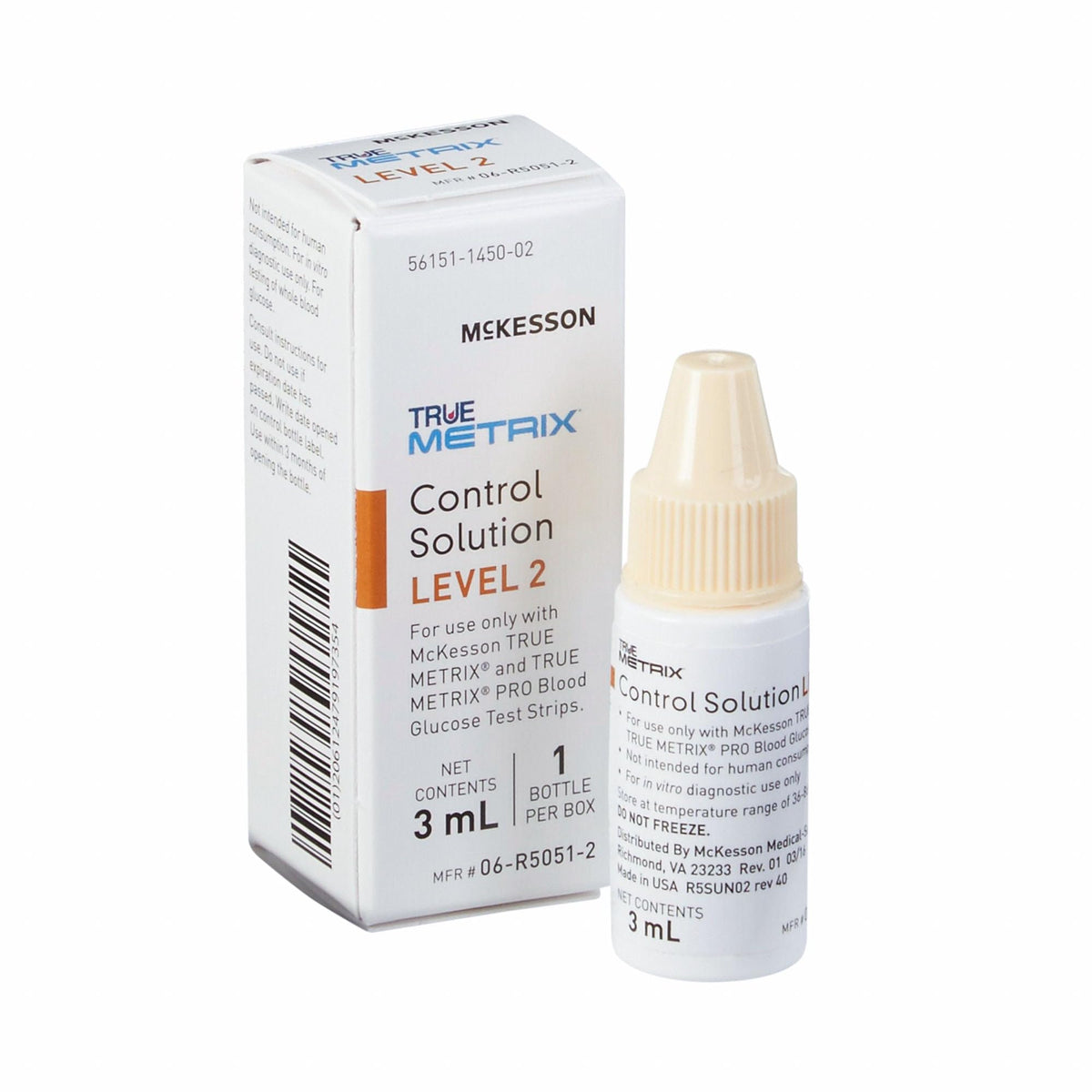 Blood Glucose Testing Control Solution, 3 mL, 24 ct J52622