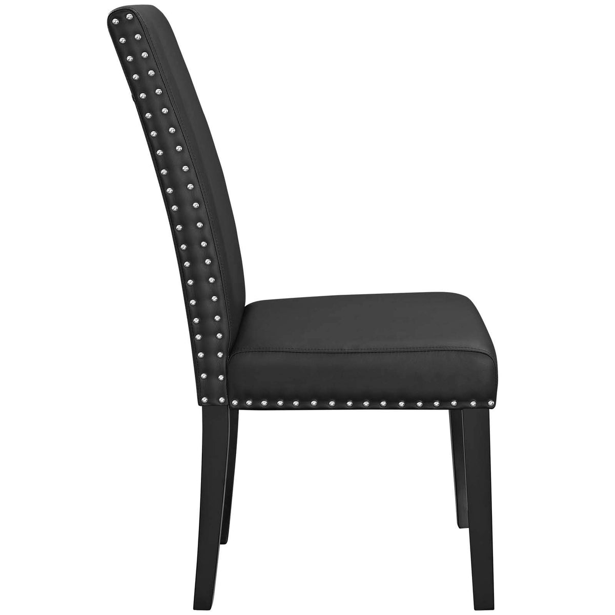 Black Faux Leather Dining Chairs T315