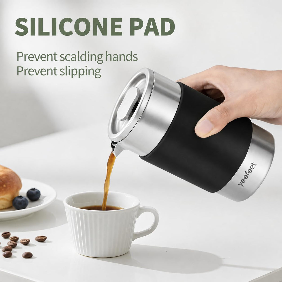 12 oz Stainless Steel French Press K63610