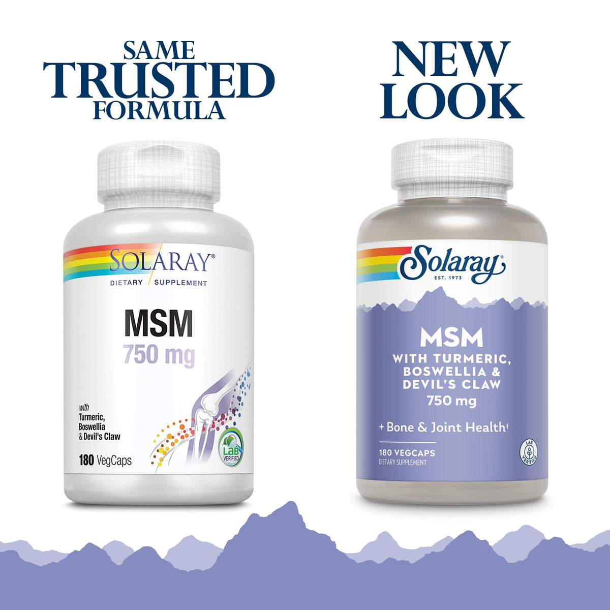 MSM 750 mg, 180 Capsules K187262