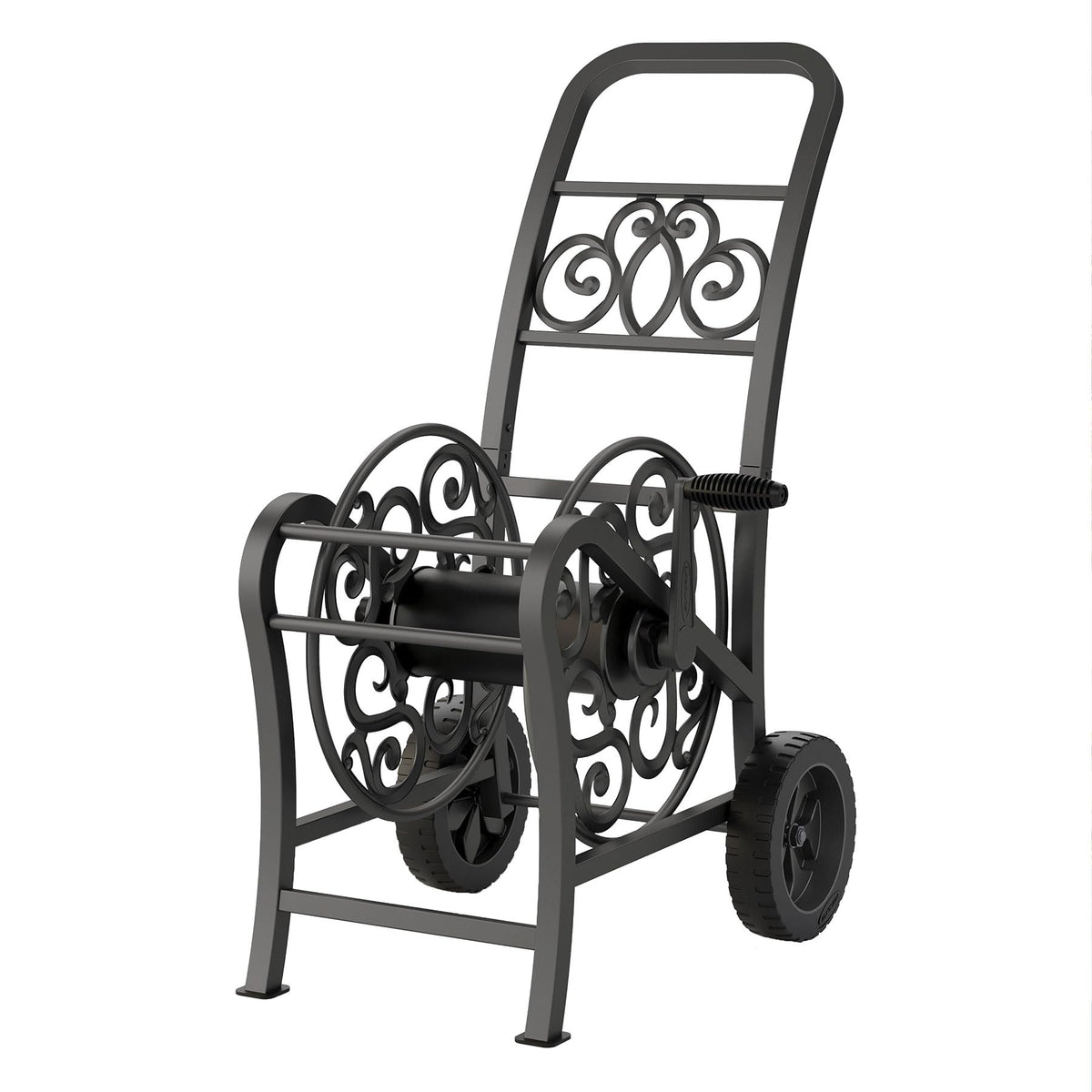 Metal 150' Hose Cart with Flat-Free Wheels P1875