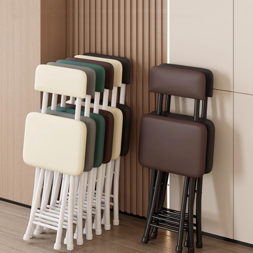 18 Inch Folding Stool with Backrest H5520