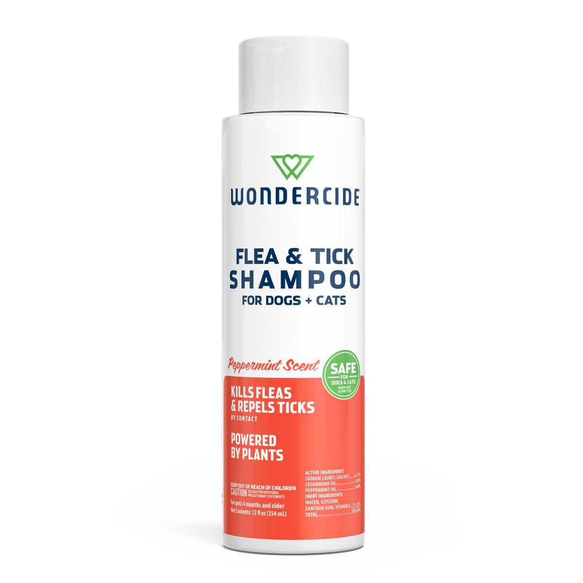 Flea & Tick Shampoo for Dogs and Cats Peppermint 12 Fl oz S601924
