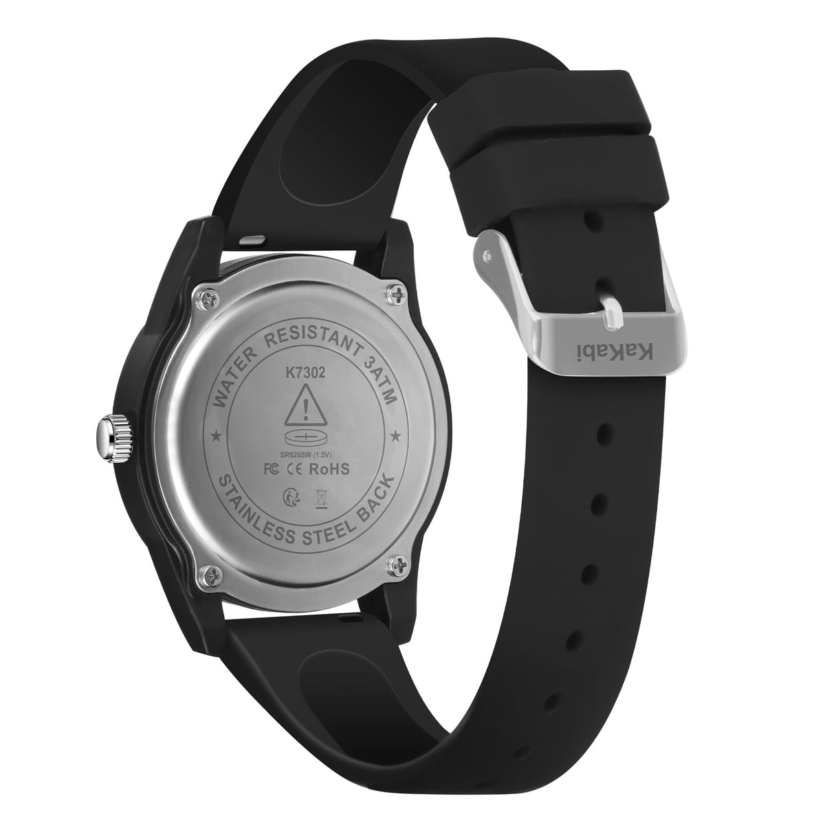 Mens Womens Quartz Silicone Strap Military Wristwatch W6621
