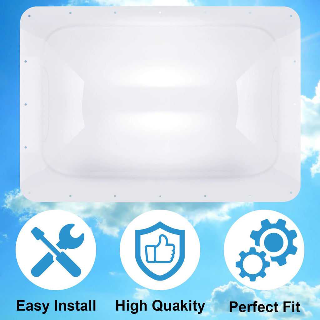 18" x 26" RV Skylight Replacement Outer Dome I7745