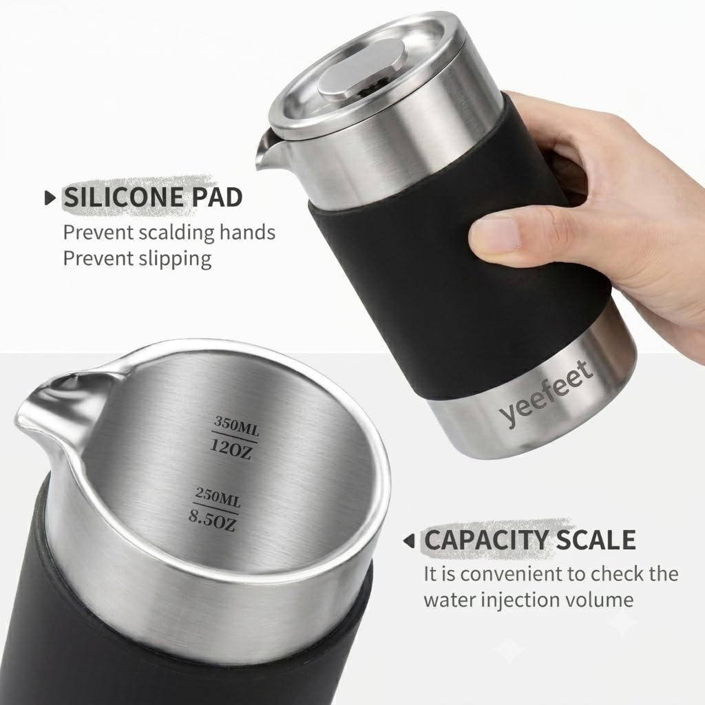 12 oz Stainless Steel French Press K63610