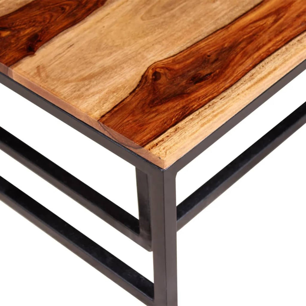 Two Piece Nesting Coffee Table Solid Sheesham Wood S301