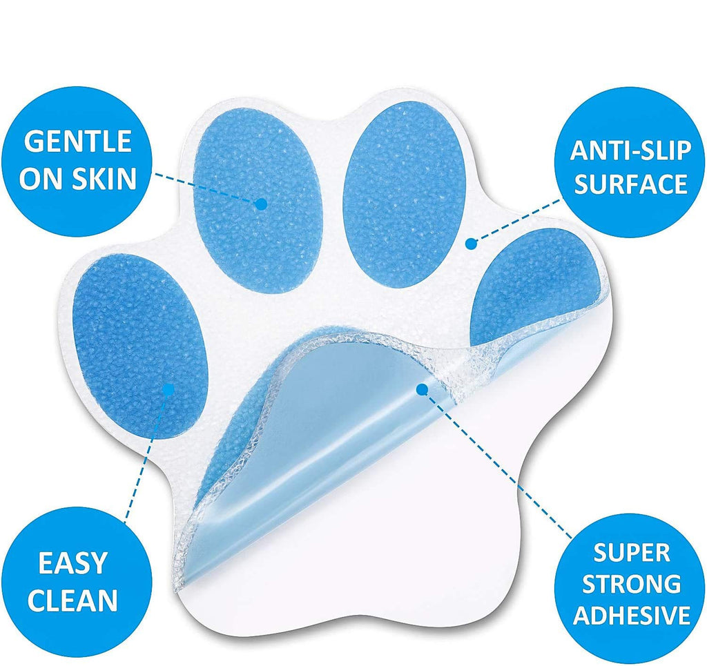 12 Pcs Non-Slip Bathtub Stickers Blue V5235